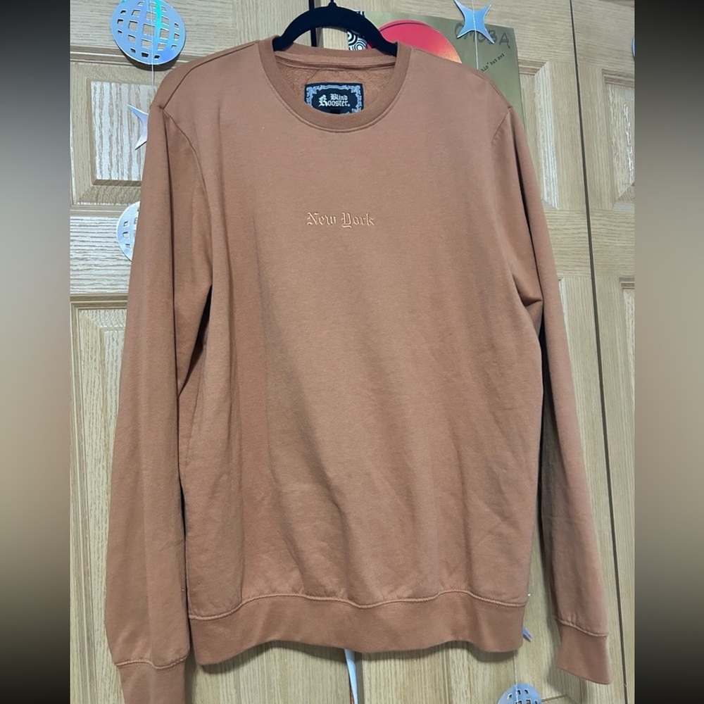 New York- Burnt orange crew neck